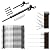 Muzata 20Set Black Cable Railing Kit 1/8" Swage Toggle Turnbuckle Hardware T316 Stainless Steel for Wood Post WoodEasy System Angle 180°Adjustable Stairs Deck 20 Cable Lines CK07 BD1,CA4 CA5