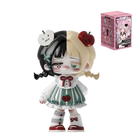 maidimiao Missy Cute Girl Crow Paradise Series Blind Box Figures 6PCs Figurine Ornament