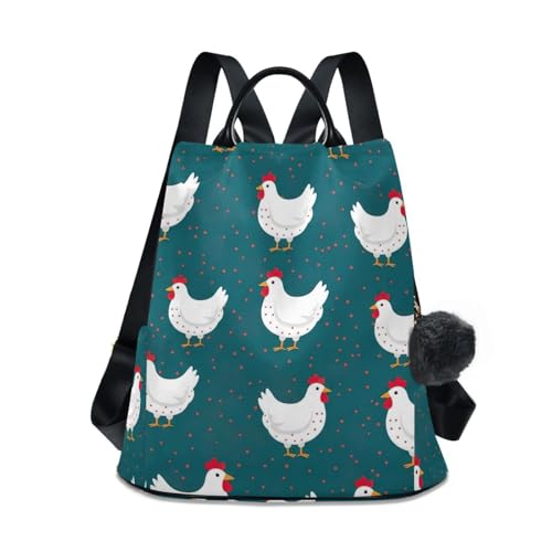 Sac à dos femme antivol vert foncé idéal pour le bureau et les voyages