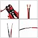 VIABRICO 12Gauge 100FT Electrical Wire Cable 2 Conductors Red Black Cable Hookup LED Lighting Strips Flexible Wire Extension Cord 12AWG Copper Clad Aluminum Copper Wire 12V/24V DC -30.5M