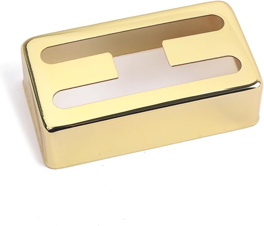 RuiJOTWAT 2Pcs H Hole Nickel Color Nickel Silver Humbucker Lp Guitar Pickup Cover