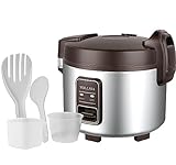 YOLLNIA 13L Commercial rice cooker 65-Cup (Cooked) (35-Cup UNCOOKED) |1350w Food Warmer | Large capacity rice cooker for resturant | 12 hrs Auto keep warm | Nonstick Inner Pot