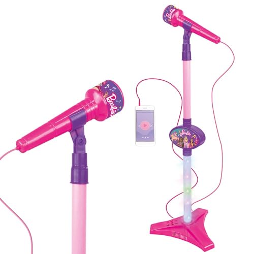 Barbie - Microfone Dreamtopia com Pedestal