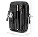 Tactical Molle Pouch Bag - EDC Utility Gadget Waist Bag Pack- Camping Hiking Outdoor Gear - Cell Phone Holster Holder - Black