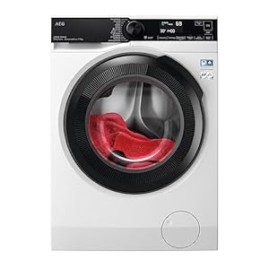 AEG Wasmachine, voorlader, 10 kg, 1400 g, inverter-motor, OBLO’, zwart, LR7H14UAB