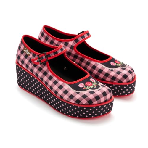 Image of Hot Chocolate Design Whimsical Women's Platform Mary Jane Shoes