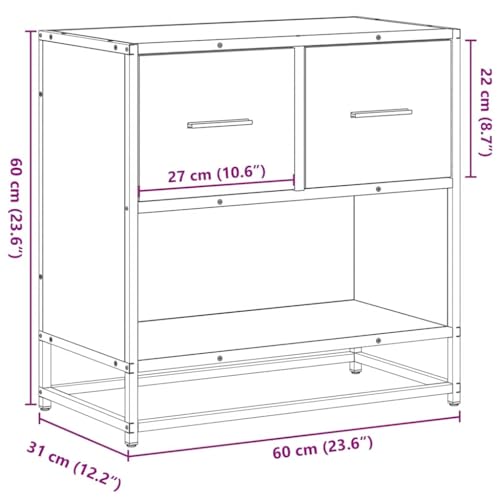 Rangement chambre encombrée la solution avec cette table de chevet compacte 2 tiroirs