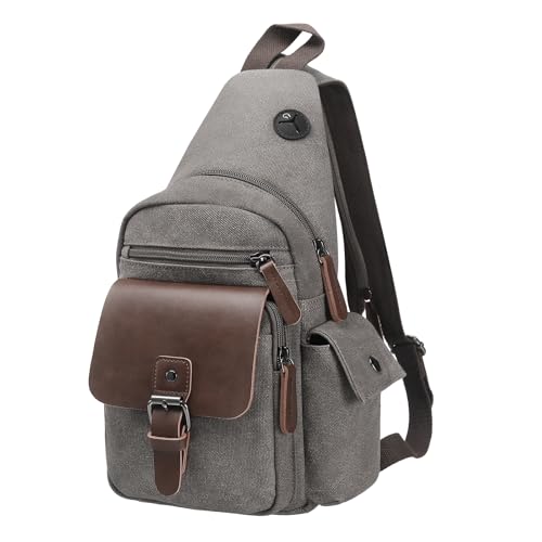 Sac en cuir et toile de style vintage pour homme et femme exigeants