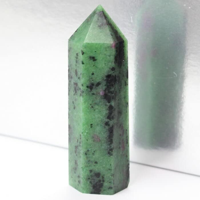 ルビーインゾイサイト 原石 ポイント ポイント インテリア Point 浄化 石 置物 原石 ルビー ruby 一点物 天然石 パワ