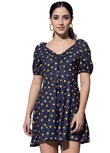 Image of SHOPPING QUEEN Women's Viscose Skater Dress