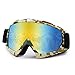 Atv goggles, Motocross Goggles Motorcycle Dirt Bike Ski Goggles Windproof Scratch Resistant Combat Goggles Adjustable UV Protective Safety Outdoor Glasses for Cycling, Climbing, etc (Camouflage)