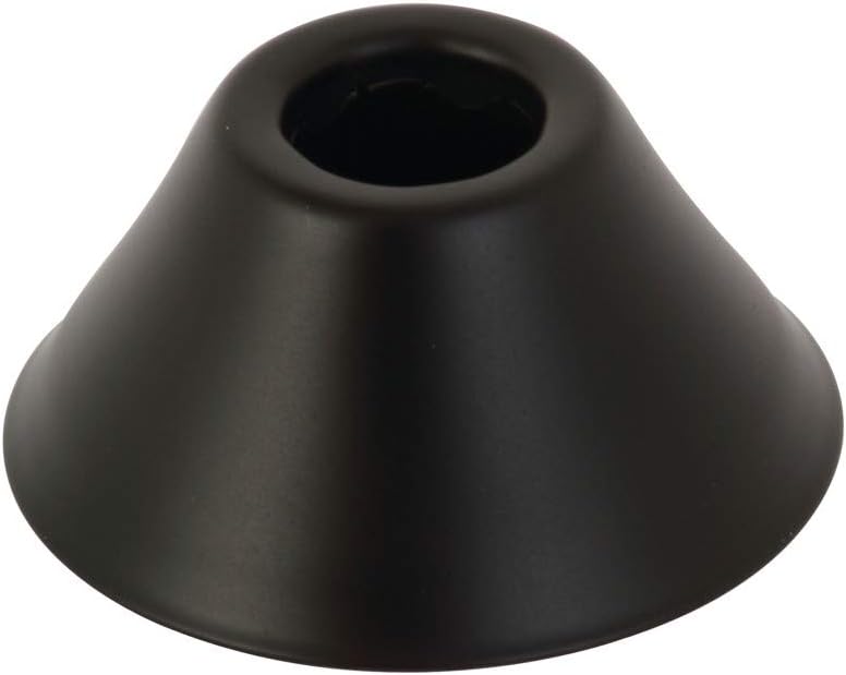 Kingston Brass FLBELL11160 11/16-Inch OD Comp Bell Flange, Matte Black