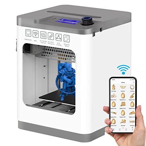 Upgrade 3D Printer Tina 2, Mini 3D Printers with Wi-Fi Cloud Printing Function, Fully Open Source with Resume Printing 3D Printers, Removable Magnetic Build Plate, Work with PLA/PLA Pro/TPU