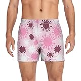 LI ZHI XIN Calzoncillos tipo bóxer para hombre, de algodón, holgados, con cintura elástica, patrón de copo de nieve, Multicolor, XL