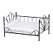 Babyland Bed for Dog, Pet Couch Bed with Metal Frame and Detached White Velvet Cushion with 2 Pillow for Small Pet