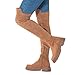 Mtzyoa Over The Knee Boots for Women Platform Brown Size 9 Comfort Fashion Thigh High Suede OTK Long Winter Fall Block Casual Above Knee Ladies