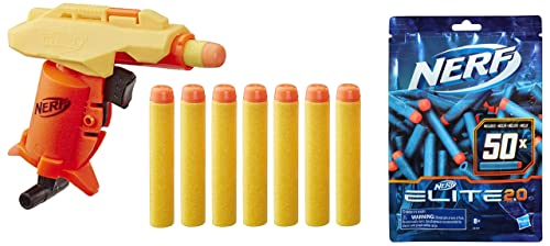 Image of Nerf Elite 2.0 50-Dart Refill Pack & Alpha Strike Wolf Lr-1 Blaster with Targeting Scope|Toy Gun Multicolor