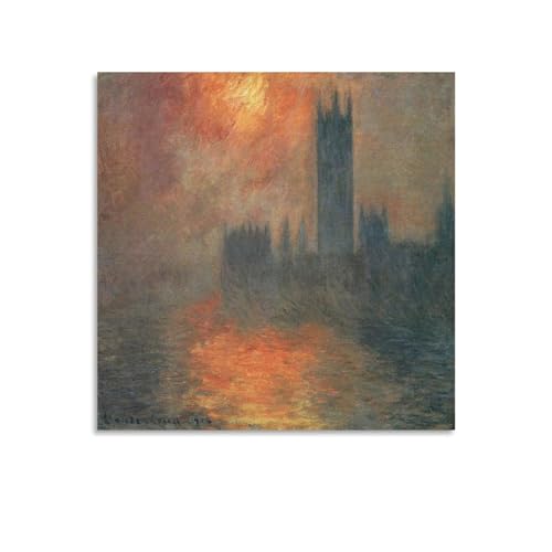 ��ƃN���[�h�E���l ���E���斶�̒��̍���c�����ւ̑��z���̉e���|�X�^�[ �z�[������ �A�[�g�p�l�� �v�����g �L�����o�X �ǃA�[�g ����Ǌ|�� �G�� �ŉ� �|�p��i �C���e���A16x16inch(40x40cm)