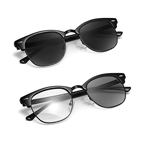 Semi Rimless Polarized Sunglasses Men Photochromic Sun Glasses Women Unisex TY201903