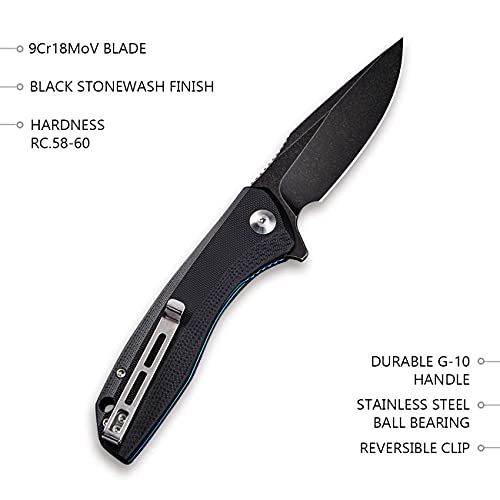 Civivi Baklash Black Bundled Brazen, Great Folding Knife Companion #TOP1
