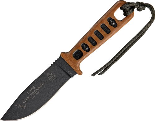 TOPS Knives Lite Trekker Survival Operator TLT01 Operators Black