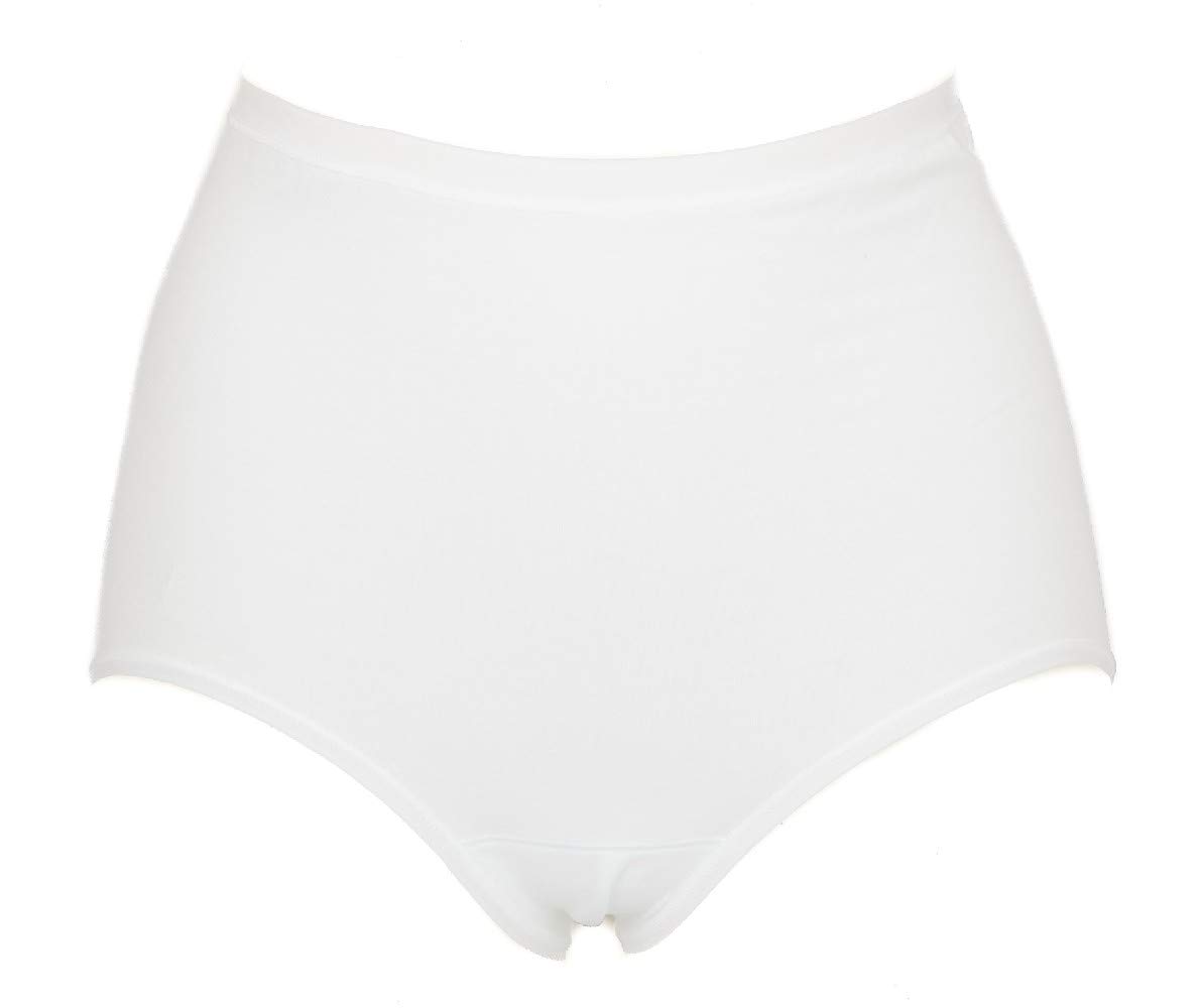 RAGNO Confezione 2 Slip Donna Cotone Bordato Liscio Mutande Bipack Articolo 07180Z Fly Maxi, 010B Bianco, 8-OTTAVA (EU XXXL - F 7 - USA XXL - GB 42)