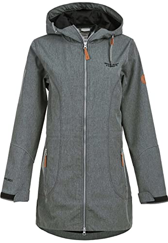 Veste Lilan Weather Report manteau léger gris foncé mi-saison T38