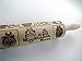 ANIME ROLLING PIN Wooden handmade lazer engraved embossing dough roller GIFT for KID FRIEND