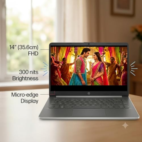 Image of HP OmniBook 3 14 inch Laptop PC, FHD Display, 300 NIts, AMD Ryzen 3 30, 8 GB DDDR5 RAM, 512 GB Gen4 NVMe SSD, AMD Radeon 610M Graphics, Win11, M365* Office24, Iron Gray, 14-hy00f30AU