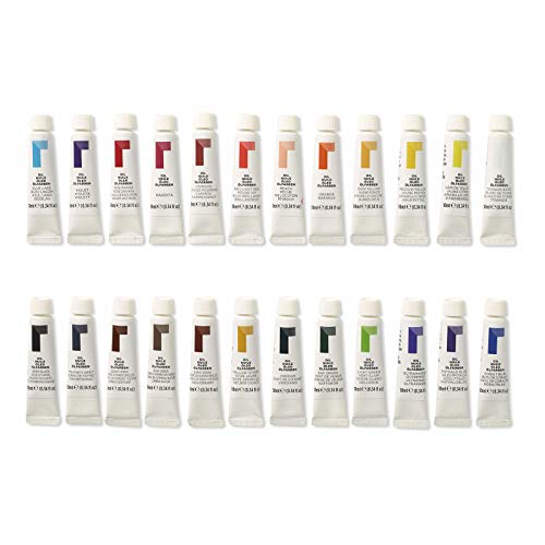 Image of Reeves Oil Paint-10ml, Set of 24