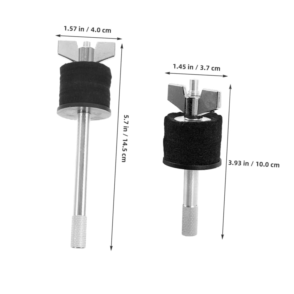 VOANZO 2PCS Cymbal Stacker 4.1 inch + 5.9 inch Cymbal Mount Percussion Instrument Accessories - Image 2