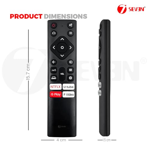 Image of 7SEVEN Compatible with Nokia Tv Remote Control Original Suitable for FHD UHD OLED 4K Smart Android Television Without Voice Command and No Google Assistant Feature - Match Remote Exactly