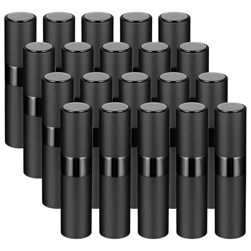 Dimeho 8ML Atomizer Perfume Spray Bottle 20 PCS Refillable Empty Small Cologne Dispenser Mini Travel Portable Sprayer for Women Men Travel