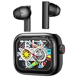 NE40 AI Écouteur Traducteur Instantané 134 Langues et 9 modes, Écouteurs Bluetooth 6.0 avec molette de réglage, autonomie de 48 h, étanchéité IPX5, idéaux pour les études, les voyages et le travail