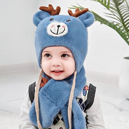 Gorro y bufanda para niños UKKO de 1 a 4 años set de invierno de 2 piezas 4