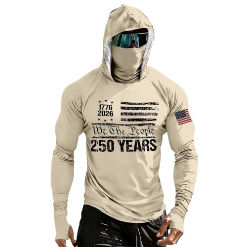 Sudadera con capucha corta beige para hombres que buscan tallas amplias 2