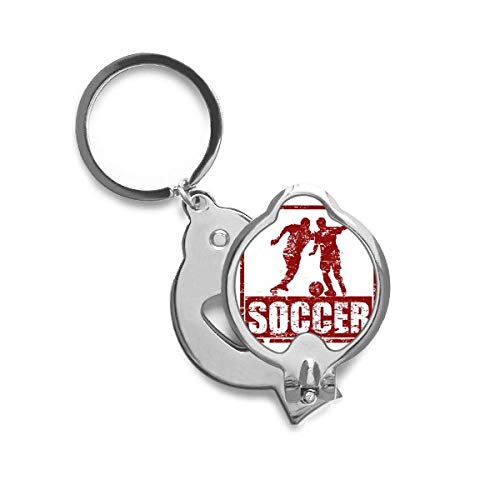 Coupe-ongles joueur de football rouge, une idée cadeau utile pour les supporters et passionnés