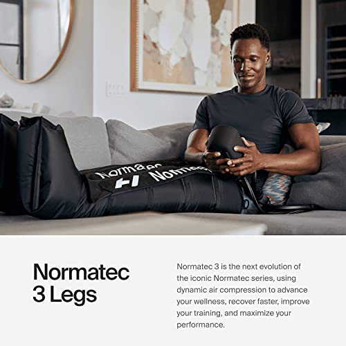 Hyperice Normatec 3 - Sistema de recuperación de piernas para atletas, tecnología patentada, masaje de compresión dinámica