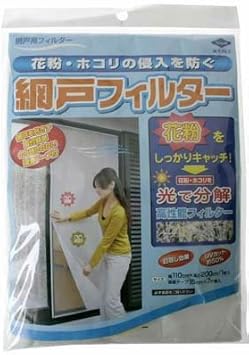 Amazon 花粉防止 網戸フィルター 110 0cm 東洋アルミエコープロダクツ ガラス 網戸用クリーナー剤