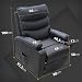 gridinlux. Sillón Relax Extra Acolchado Levanta Personas WENGUÉ Marrón. Elevación Automática con...