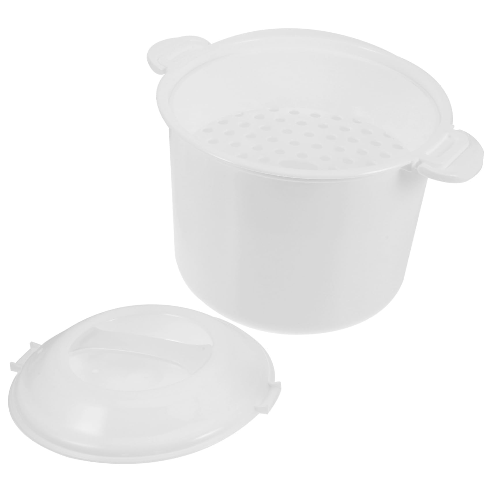 JECOMPRIS 1Set Microwave Rice Cooker with Lid Multifunctional for Rice Hot Dishes Food Grade for Home Office Party Use