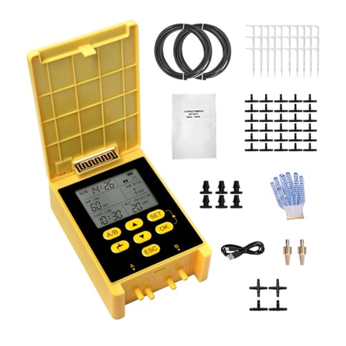 Kit de Riego por Goteo Solar, 30 Macetas Plantas Automático Siste...