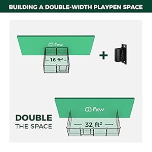 FXW Fence-to-Wall Anchor (Pack of 4) for Use with Dog Playpen in Yard, Garden, Doorways, Fireplace, Indoor/Outdoor, Fits All Heights of Playpen, Black│Patented FXW Fence-to-Wall Anchor (Pack of 4) for Use with Dog Playpen in Yard, Garden, Doorways, Fireplace, Indoor/Outdoor, Fits All Heights of Playpen, Black│Patented