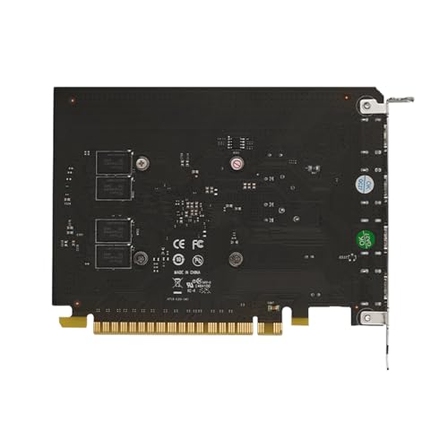Image of maxsun GeForce GT 730 4GB Video Graphics Card GPU for Computer PC ITX Single Slot PCI Express 4xHDMI, 4K Quad Monitor Multi Screen