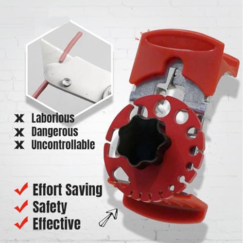 Image of MEZON Portable Handheld Wire Stripper & Cable Peeler | Universal Electric Wire Cutting Tool | Precision Insulation Remover for Electricians, DIY, Home & Industrial Use