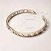 AIKESIWAI Roman Numeral Series Hollow Carved Bracelet - Fashionable Women's Three-Color Roman Bracelet (Rose)