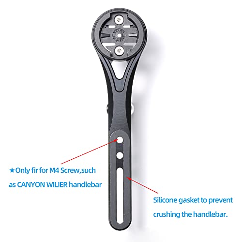 Cestbon Aero Integrated Handlebar Out Front Combo Mount for Garmin Edge Wahoo Elemnt Bryton Rider Stages Dash Hammerhead Campatible with Canyon CEP Cockpits and Wilier Filante Bar Handlebar