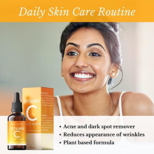 Vitamin C Facial Serum, Serum For The Face, Anti Aging Serum For Hydrating, Reduce Dark Spots, Fine Lines And Wrinkles #TOP6