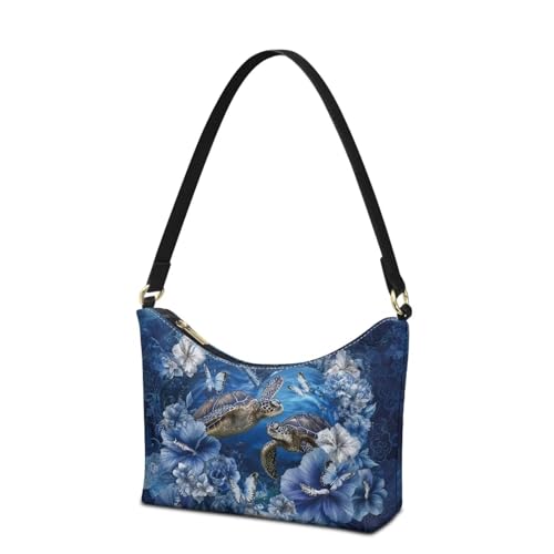 Image of Handbag for Women Leather Underam Shoulder Bag with Zipper Fashion Work Purse Waterproof Travel Wallet
