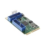 InLine® 22087 Scheda Mini-PCI 2, Nero...